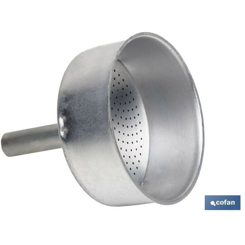 

Embudo cafetera baviera aluminio 6 tazas