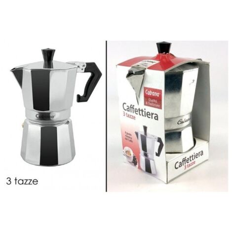 Cafetera cubana de 3 tazas