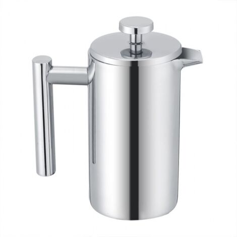 Cafetera de acero inoxidable de doble pared de 350 ml