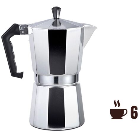 CAFETERA DE ALUMINIO 6 TAZAS EDM