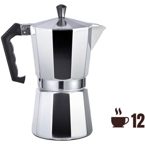 Cafetera de aluminio de 12 tazas.gourmet kitchen