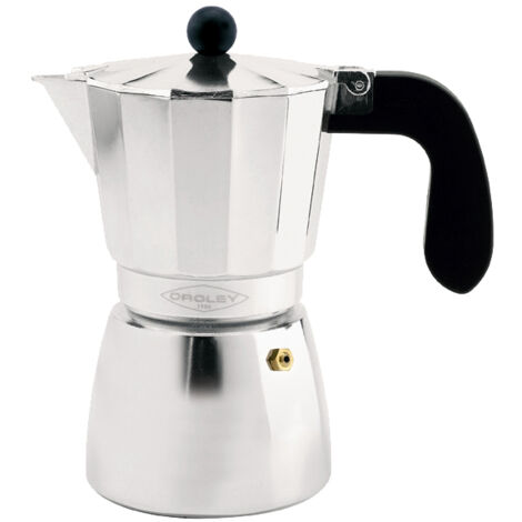 Cafetera de aluminio OROLEY para 3 tazas 215030200