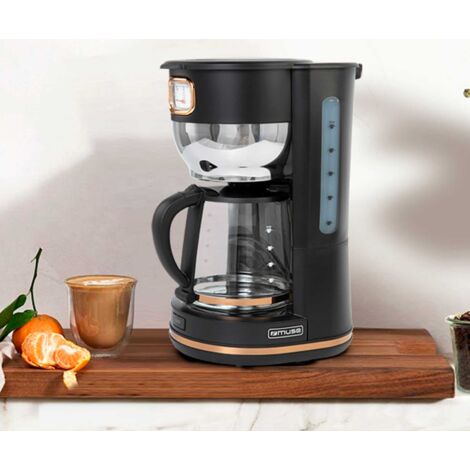 Cafetera de Goteo 1000W Muse MS220BC Negro