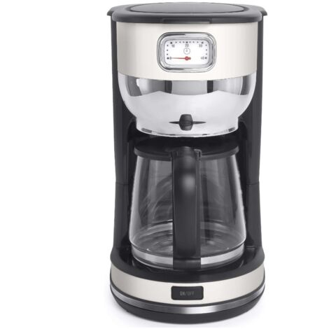 Cafetera de Goteo 1000W Muse MS220SC Crema