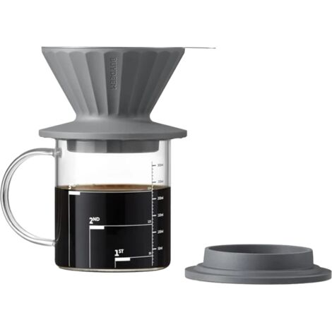 Cafetera de vertido BUYDEEM, modelo CD1024, color gris tinta
