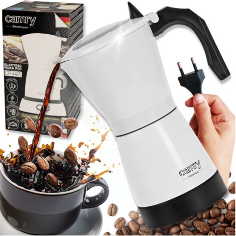 Cafetera eléctrica Camry blanca  CR4415W