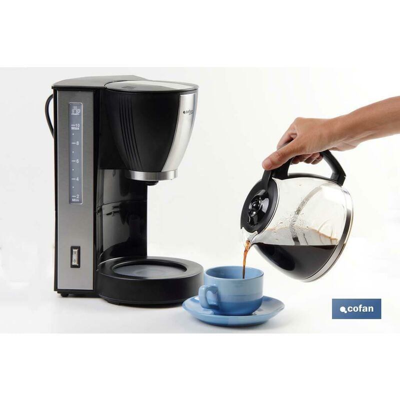Cafetera Eléctrica De Goteo 870W 10 Tazas Modelo Margot