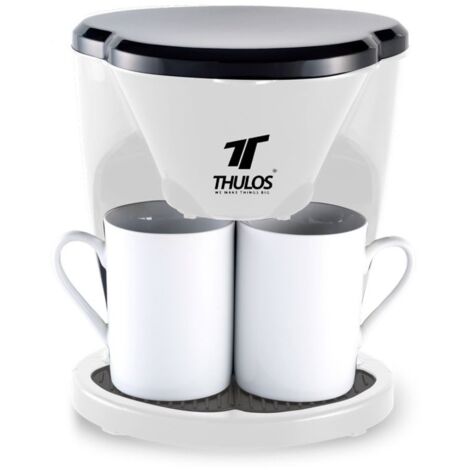 Cafetera Eléctrica para Dos Tazas: 450W, Diseño Compacto  Oferta exclusiva