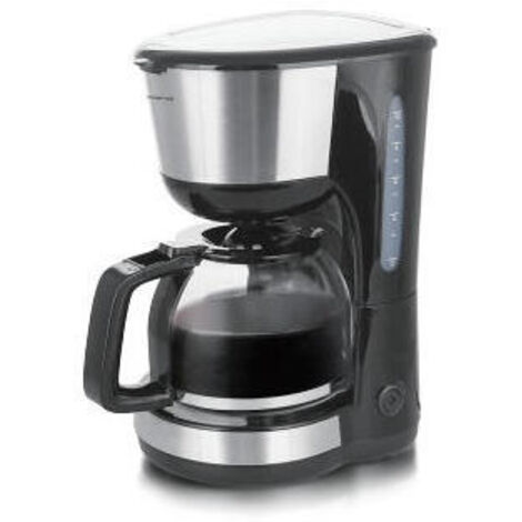 Cafetera Emerio CME-122933 negra y plata 12 tazas