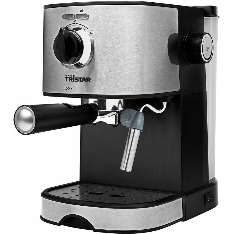 Cafetera Espresso 15 Bares Tristar 850W En Oferta Cafetera Espresso 15 Barras Acero Inoxidable / Negro - Cm2275 - Tristar -
