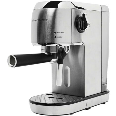 Cafetera espresso de acero inoxidable de 19 bares - bce450 - riviera & bar -