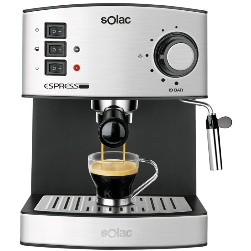 Cafetera Express De Brazo Ce4480 Expresso 19 Bar 1,25 L 850 W - Solac En Oferta Cafetera Espresso Solac Ce4480 19Bar 850W 1.25L