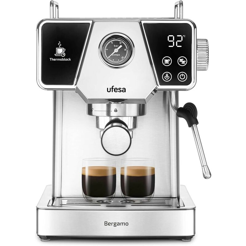 Cafetera express manual Ufesa 71705458 bergamo 1350W 20BAR