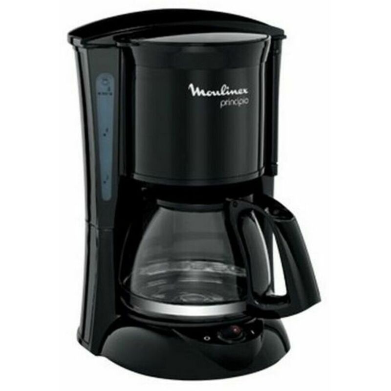 Moulinex - Cafetera de Goteo FG1528 0,6 l 600W Negro 600 w 600 ml 6 Tazas