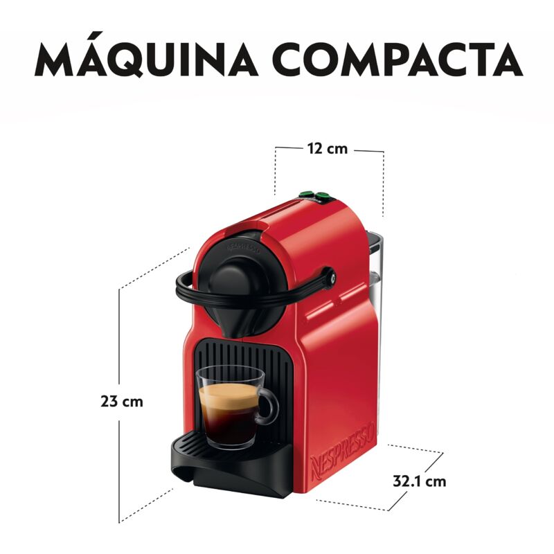 Cafetera Eléctrica Krups Nespresso Inissia En Oferta Krups - Cafetera Capsulas Xn1005Pr6 Inissia