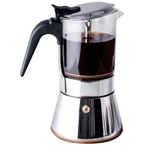 CAFETERA INOX BOROSILICATO SIENA 10 TAZAS - 62121