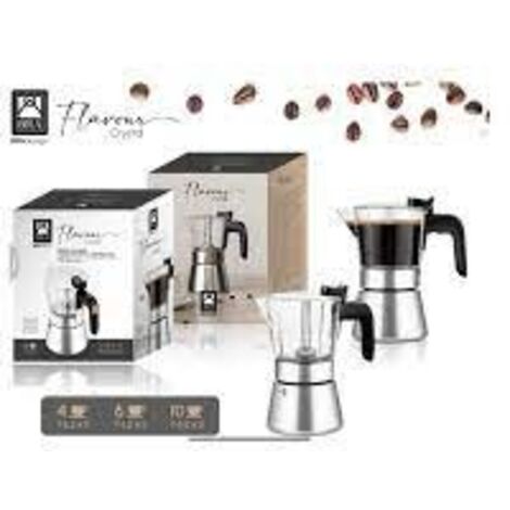 CAFETERA INOX FLAVOUR CRYSTAL - 6 TZ