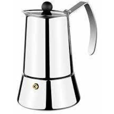 CAFETERA INOXIDABLE INDUCCION ETERNA 6 TAZAS