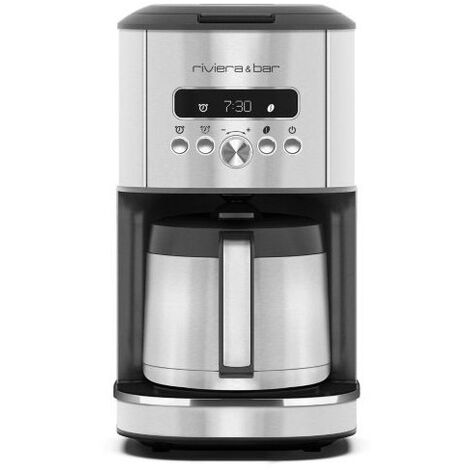 Cafetera isotérmica programable 15 tazas 950w acero inoxidable - BCF580 - riviera & bar -