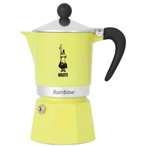 Cafetera italiana, 6 tazas, amarillo pastel - 0006538 - Bialetti -