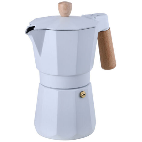 Cafetera Italiana Bergner NATURALLY BG Madera Aluminio 6924691306484 S5002647 Bergner