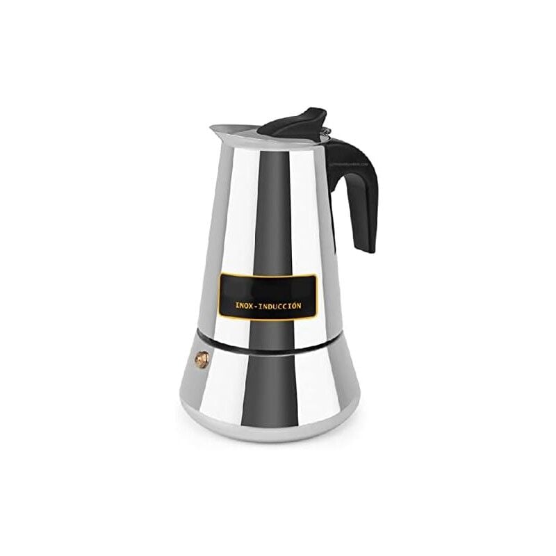 

Cafetera italiana de acero inoxidable Orbegozo. Capacidad 6 tazas.