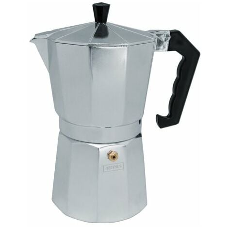 Monix Induction Express - Cafetera italiana inducción, aluminio, capacidad  12 tazas, color plata : : Hogar y cocina