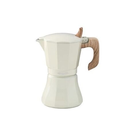 Cafetera Italiana Induccion 12Tz Alu Crem Oroley