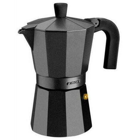 CAFETERA MONIX-BRA VITRO-NOIR M640006 6 TAZAS BLACK