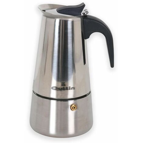 Cafetera Italiana LADY INDUCTION 4 Tazas Inox G.A.T.