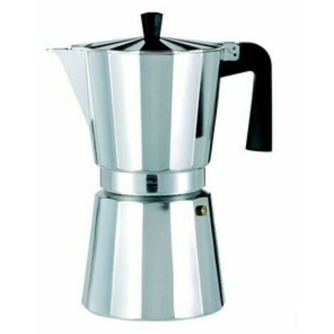 Cafetera Italiana Valira VITRO 12T Plateado Aluminio 12 Tazas
