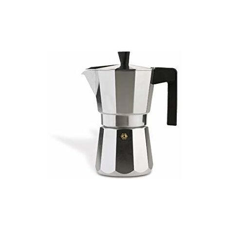 Cafetera Italiana Valira VITRO 3T Plateado Aluminio 3 Tazas