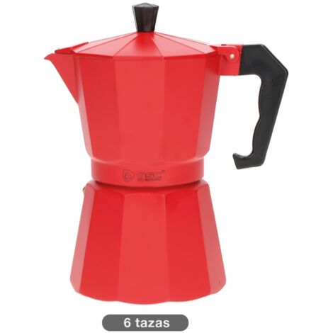 Cafetera Kalossi 6 tazas Rojo GSC 400010010