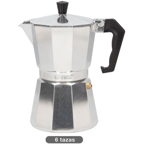 Cafetera Italiana LADY INDUCTION 4 Tazas Inox G.A.T.