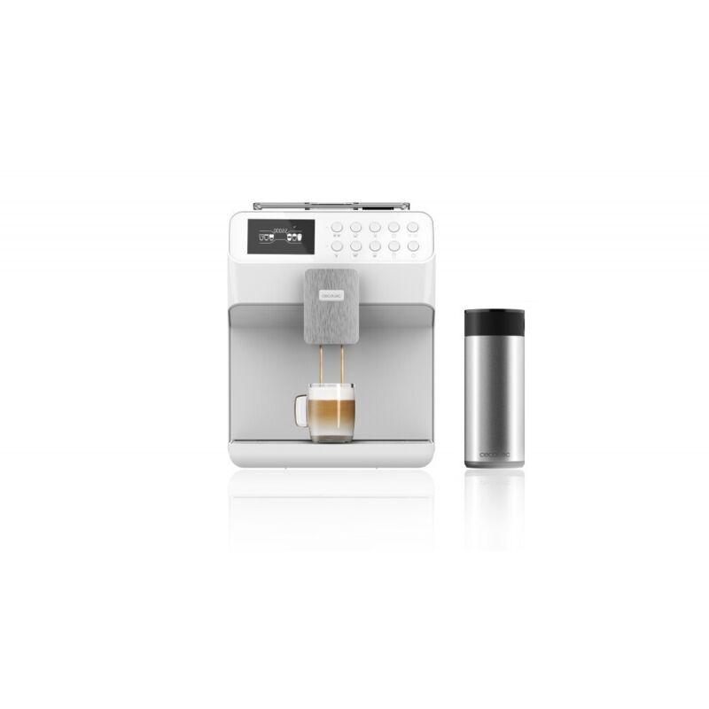 Cecotec - Cafetera Automática Power Matic-Ccino 7000 Blanca