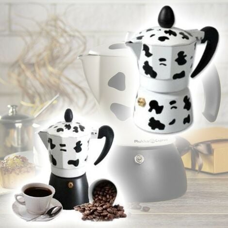 Aluminum coffee machine 6,9 or 12 cups, suitable for induction - Bastilipo