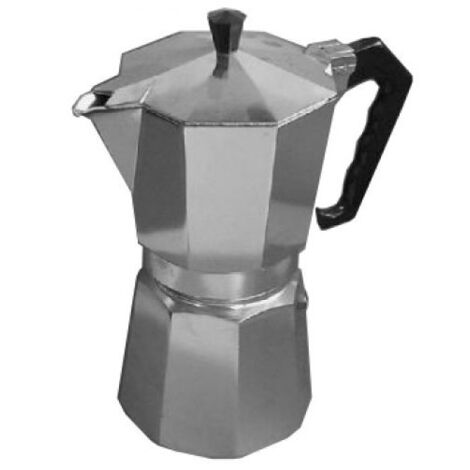 Cafetera tradicional - Cupy, Cafetera Italiana Inducción 6 Tazas Café,  Aluminio, Todo Tipo Cocinas, Vitrocerámica, Gas FAGOR, Aluminio, Plata