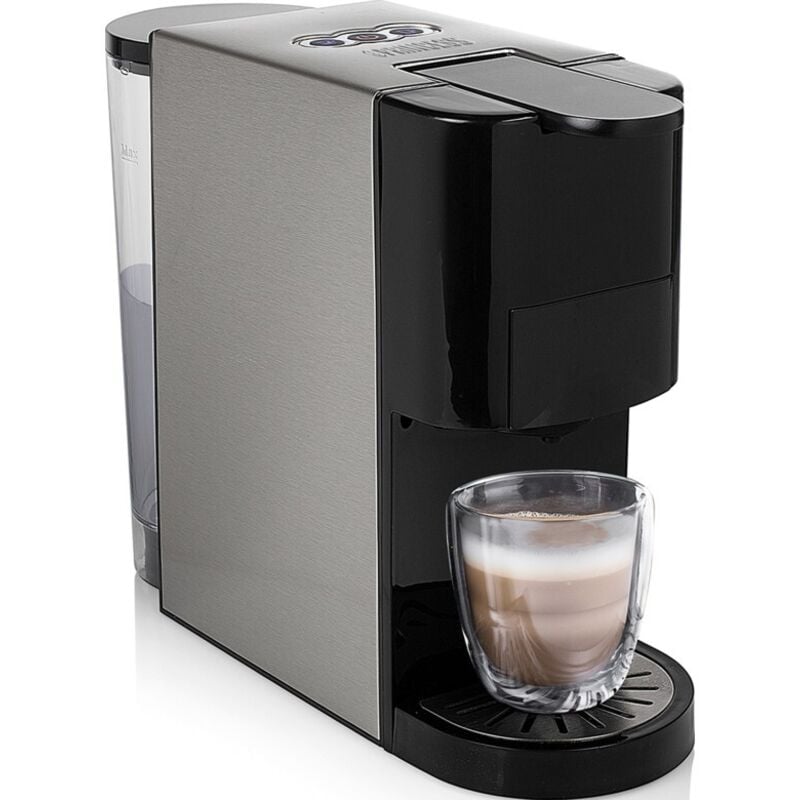 Cafetera Princess 249450 Multicapsulas 4 En 1 Para Cafe Molido Capsulas Nespress