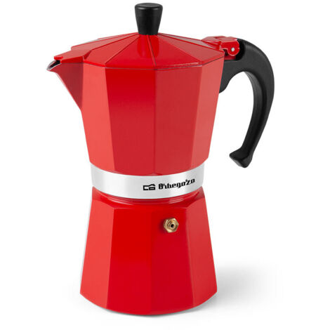 CAFETERA ORBEGOZO KFR 940 ALUMINIO ROJO