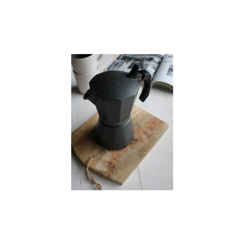 

Cafetera Italiana Induccion 6Tazas Aluminio Gr Stone Oroley