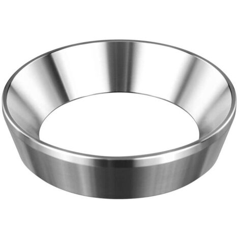 Cafetera portátil de acero inoxidable con anillo dosificador de agua y polvo de 54 tazas, embudo dosificador a prueba de fugas, accesorios para cafeteras.