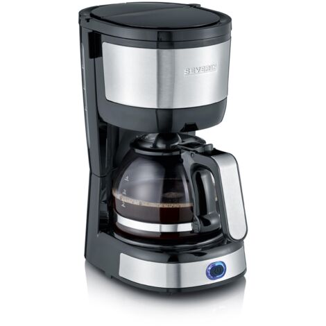 Cafetera Severin KA 4819 negra 4 tazas compacta