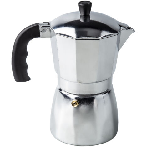 CAFETERA SUPREME ALUMINIO GRIS 12 TAZAS
