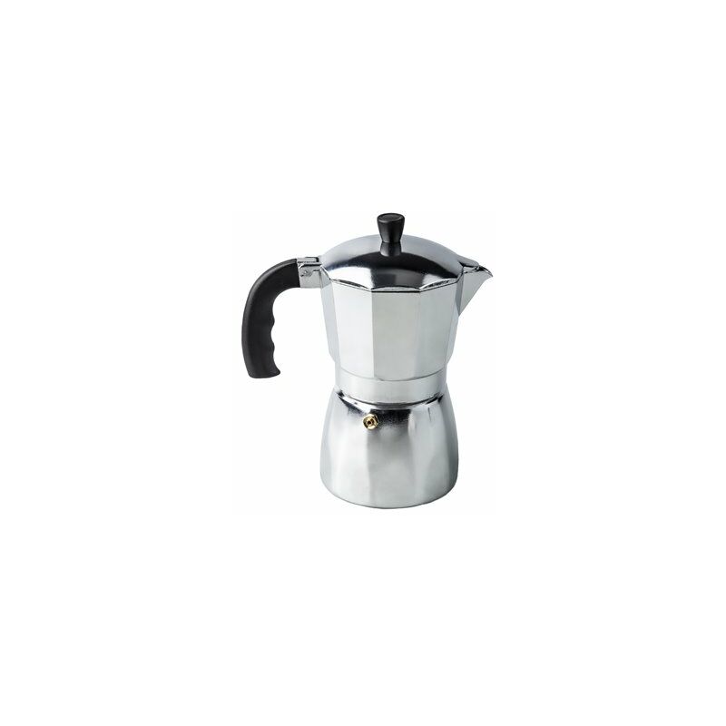 Cafetera supreme aluminio gris 12 tazas