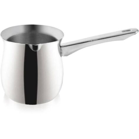 Cafetera turca en acero inoxidable con comodo mango