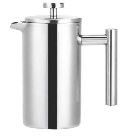 Cafetera y tetera de acero inoxidable de doble pared de 350 ml