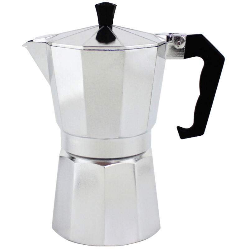 Cafetière 6 tasses, capacité 300 ml, poignée anti-brûlure, idéale pour la maison et le bureau –