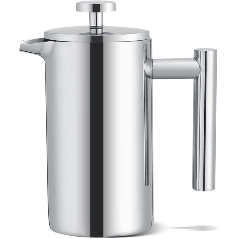 Eosnow - Cafetière à double paroi en acier inoxydable de 350 ml cafetière à piston avec filtre
