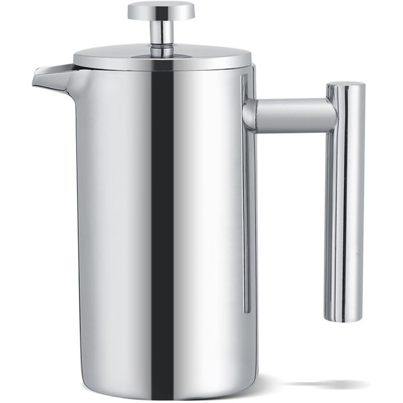 Cafetière à double paroi en acier inoxydable de 350 ml cafetière à piston avec filtre - Eosnow