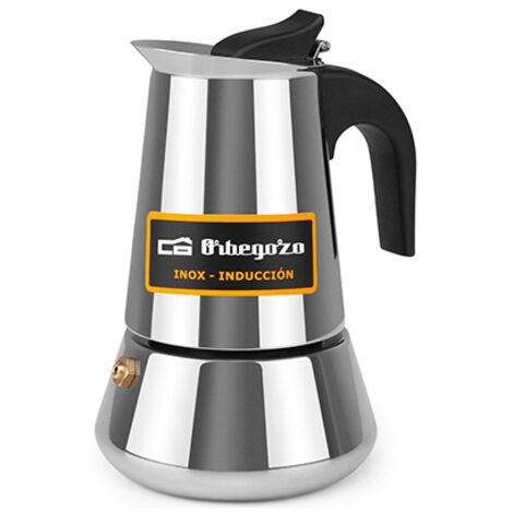 Cafetière à induction 4t en acier inoxydable. Kfi-460a orbegozo
